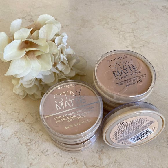 NEW LOT OF 9RIMMEL LONDON STAY MATTE POWDER 005